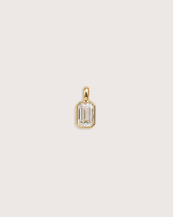 Noel Bezel Diamond Necklace