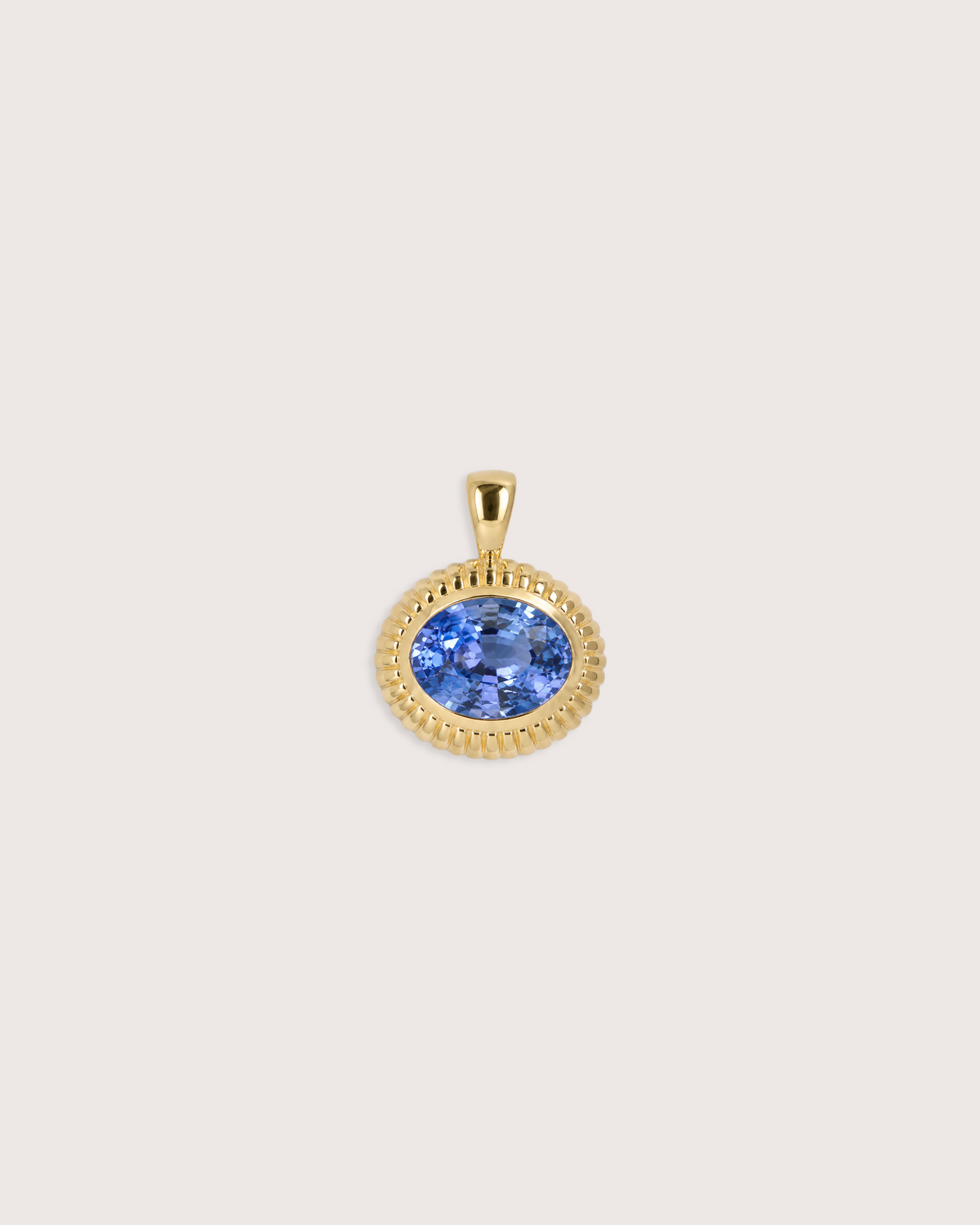 Nora Pendant in Ceylon Sapphire - One of One