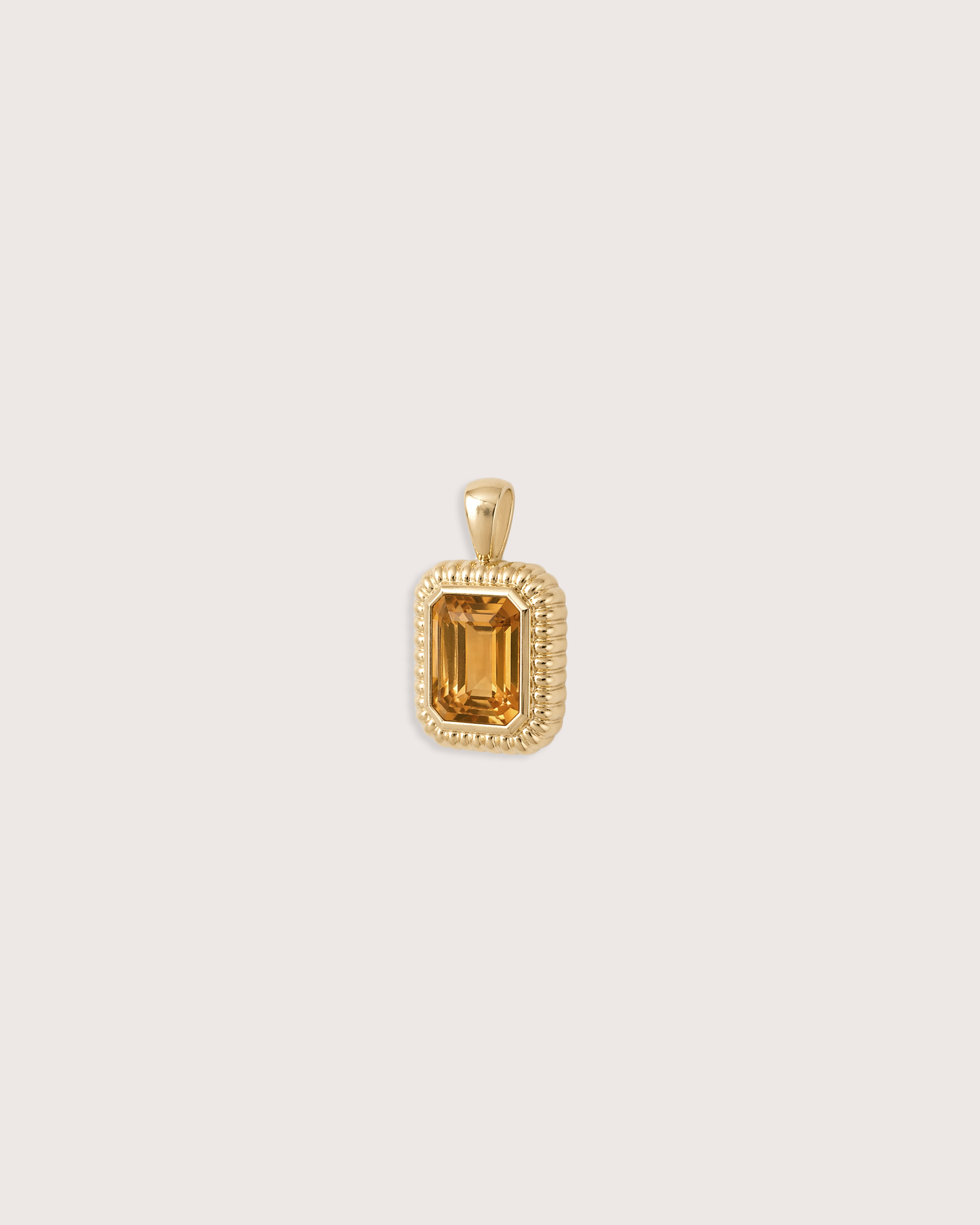 Nora Pendant in Citrine