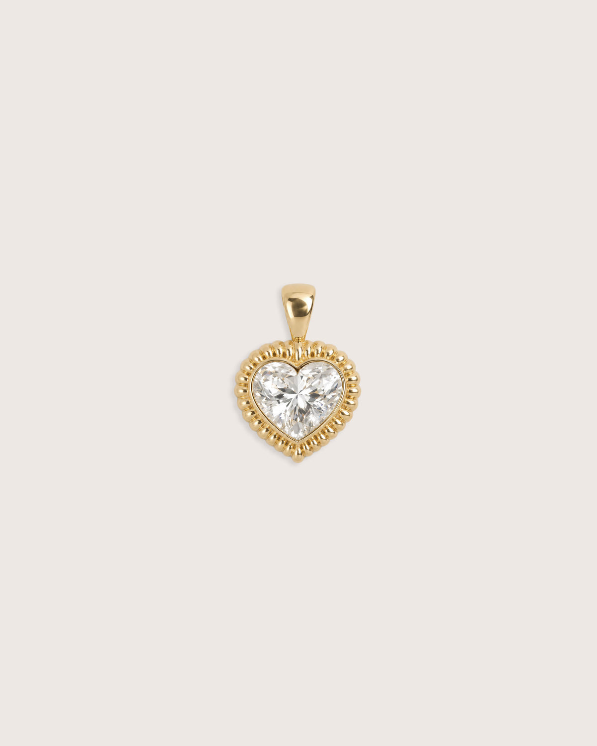 Nora Heart Pendant in Diamond - One of One