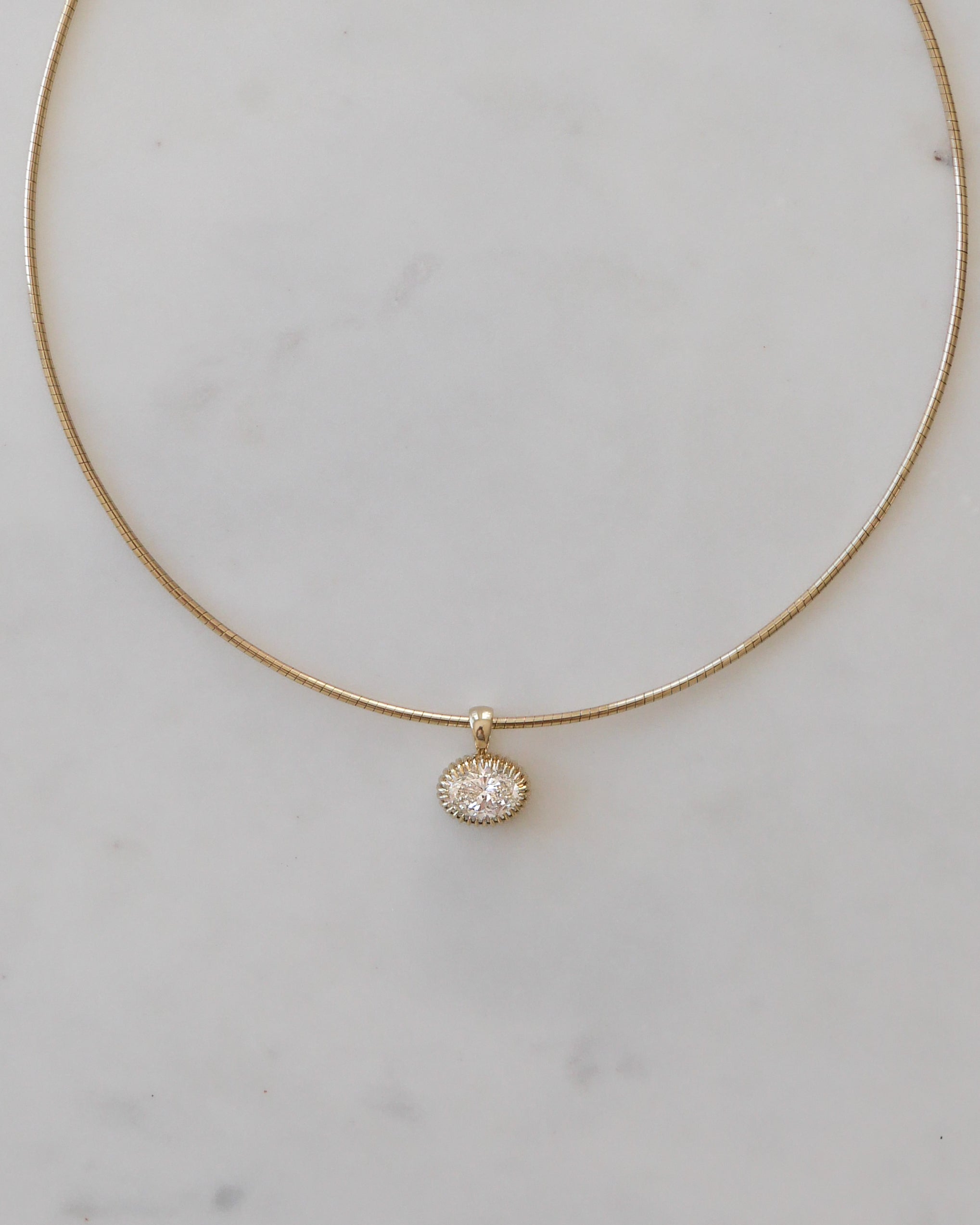 Nora Pendant in Diamond