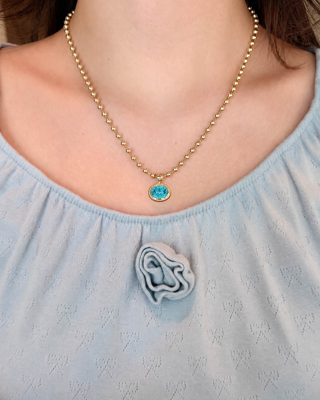 Nora Pendant in Paraiba