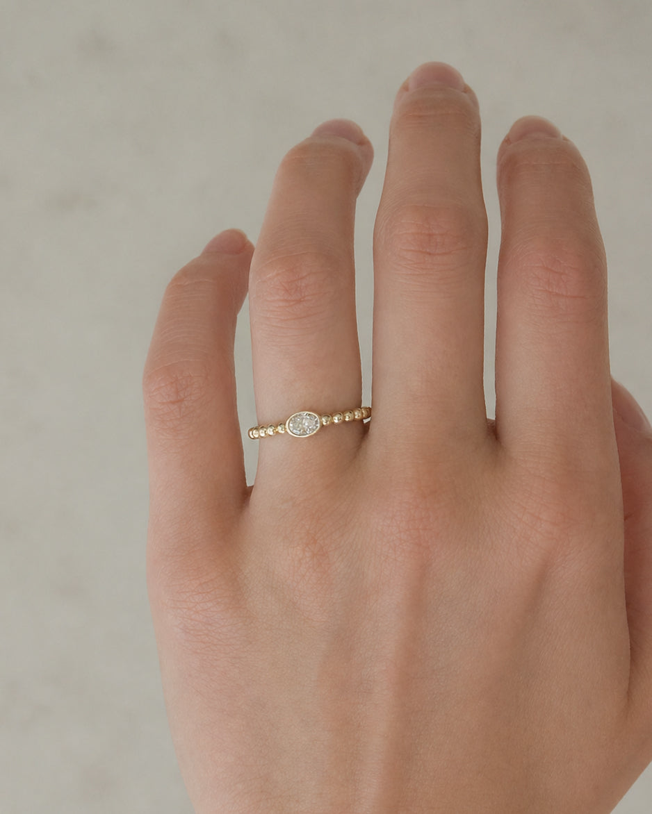 Orla Beaded Diamond Ring