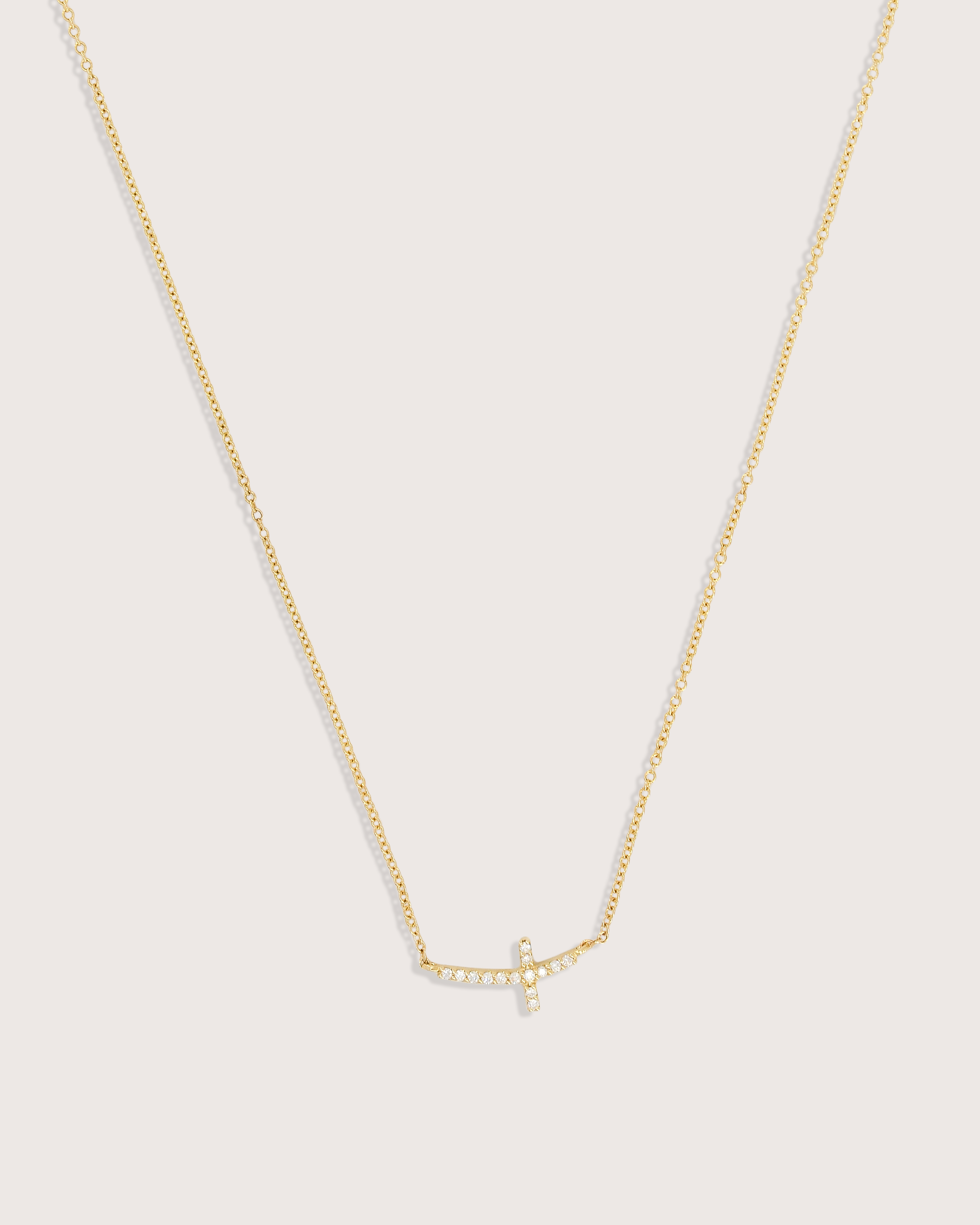 Shiloh Diamond Cross Necklace
