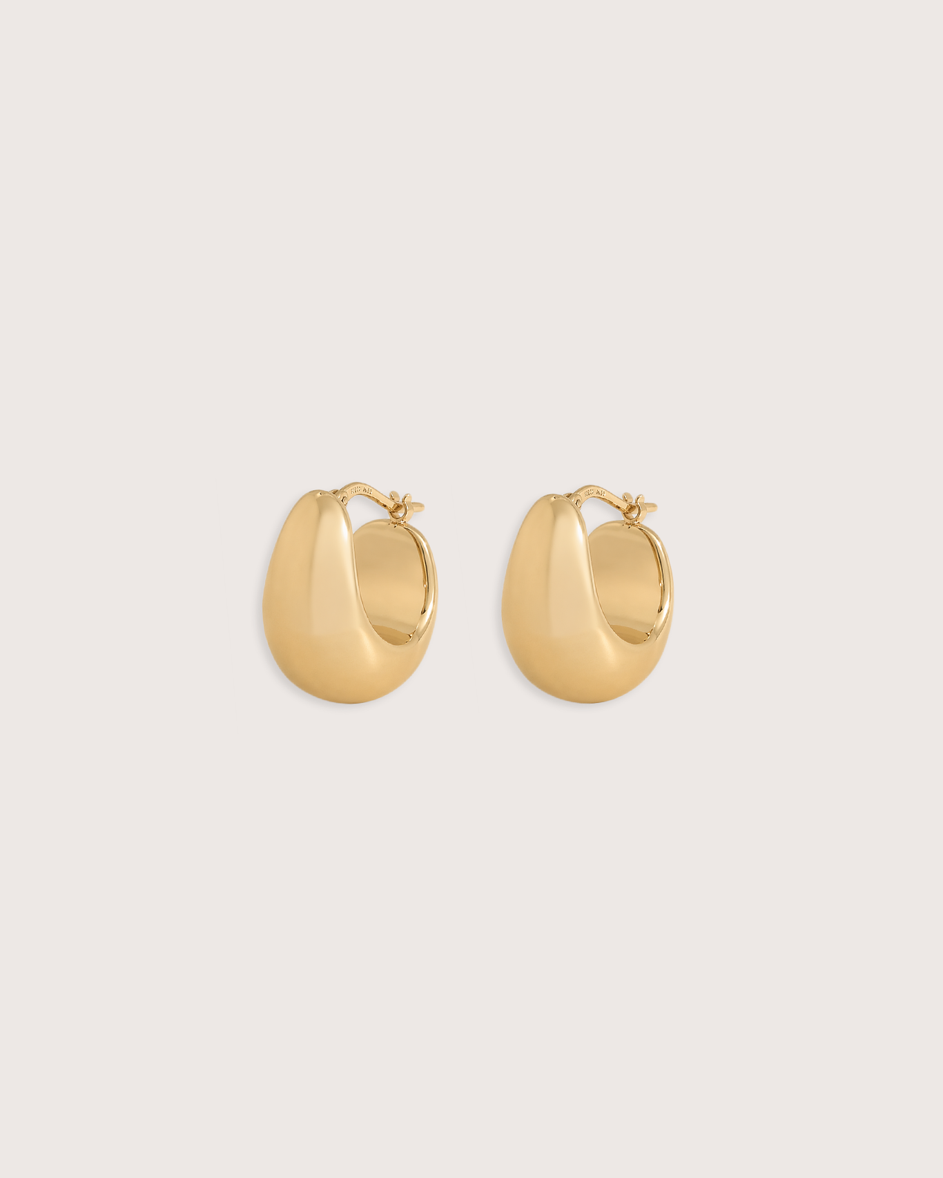 Bold Teardrop Hoop Earrings