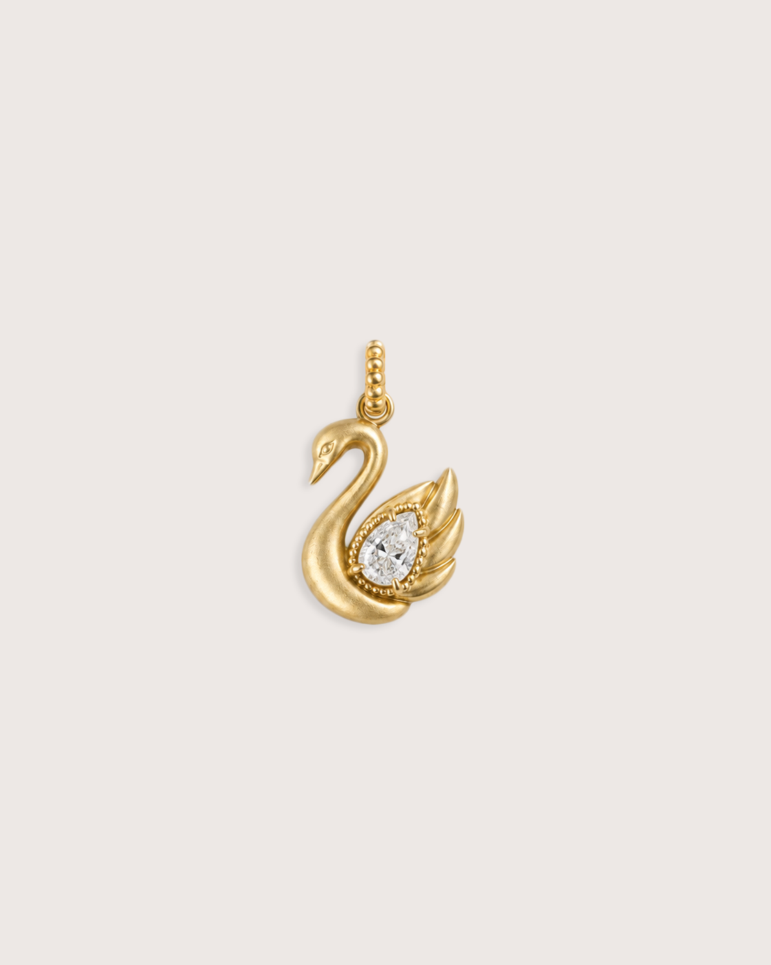 The Odette Swan Pendant in Diamond - One of One
