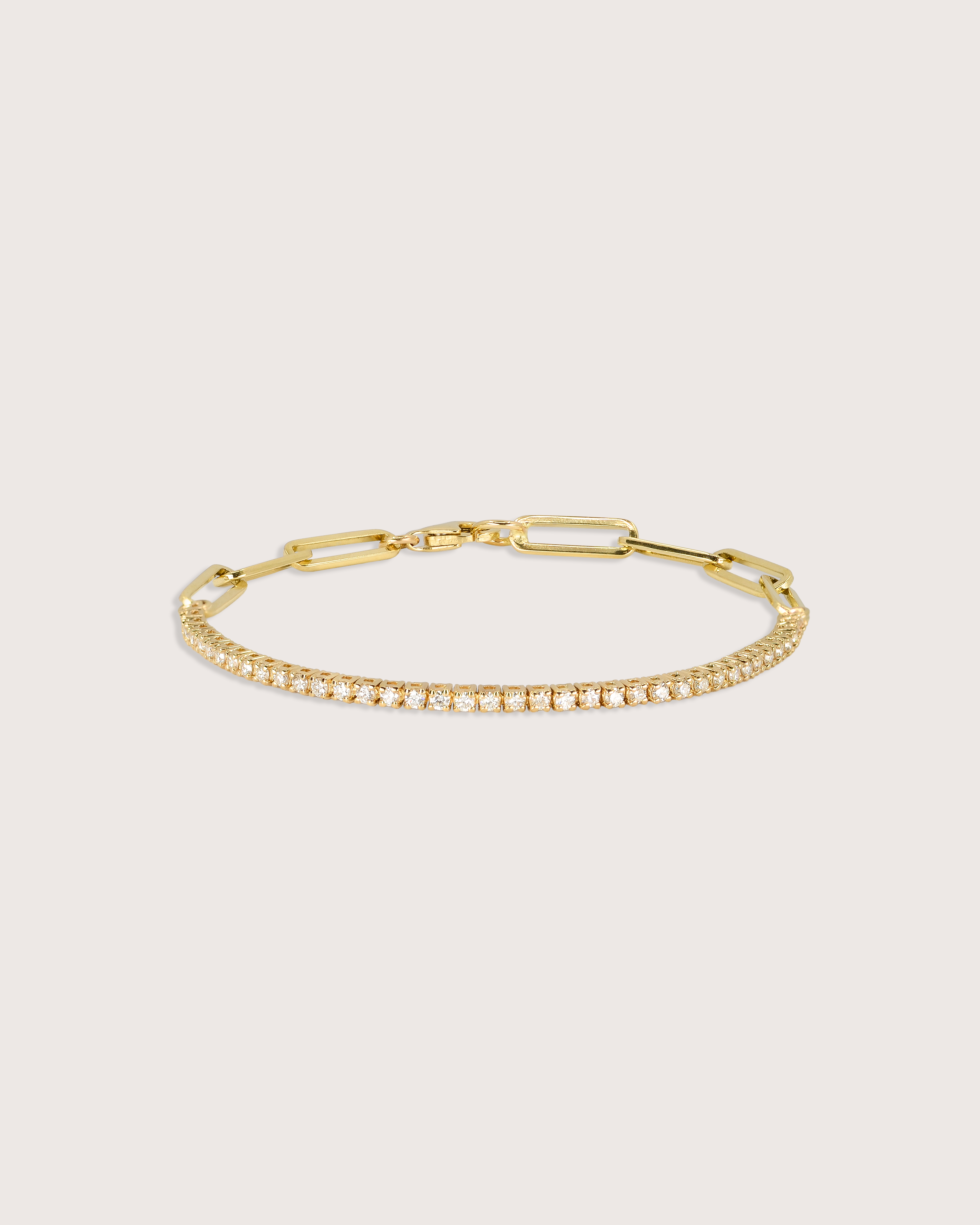 Celeste Diamond Tennis Link Bracelet