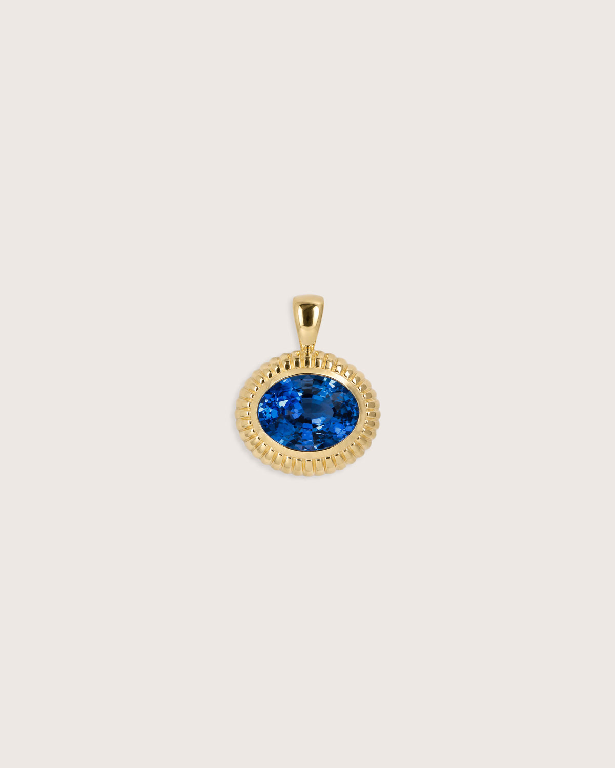Nora Pendant in Blue Sapphire - One of One